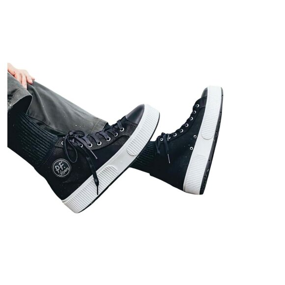 PF Flyers Unixes High-Top Black Canvas Sneakers Womens Size 9 Mens 7.5 - Picture 12 of 12